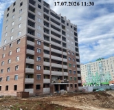 Ход строительства дома 13 в ЖК Уют-Парк -