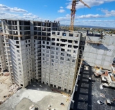 Ход строительства дома 1 в ЖК Q на Кулагина -