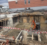 Ход строительства дома 1 в ЖК Уналты -