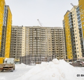 Ход строительства дома 4, 3 этап в ЖК Медовый -