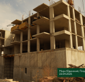 Ход строительства дома № 1.2 в ЖК Плодово-Ягодный -