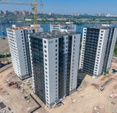 Ход строительства дома 7, строение 6 в ЖК КБС Берег -
