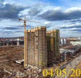Ход строительства дома № 5.2 в ЖК Новоостровский -