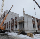 Ход строительства дома № 57, 2 этап, секция 3,4,5 в ЖК Перемена -