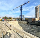 Ход строительства дома № 95В, 3 этап в ЖК На Ленина -