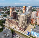 Ход строительства дома секция 1.7 в ЖК 19/56. Кварталы Телецентра -
