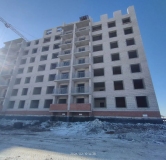 Ход строительства дома 1 в КД Санрайз -