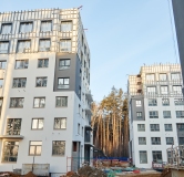 Ход строительства дома 4-2 в ЖК Лес -