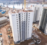 Ход строительства дома 7, строение 6 в ЖК КБС Берег -