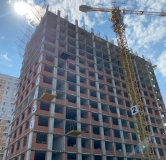 Ход строительства дома 1 в ЖК Желания -