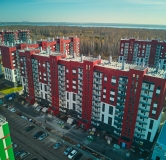 Ход строительства дома 48 в ЖК Вишневая Горка -