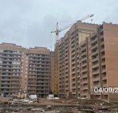 Ход строительства дома 28 в ЖК По ул. Шашина -