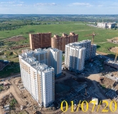 Ход строительства дома 12б в Микрорайон Нанжуль-Солнечный -