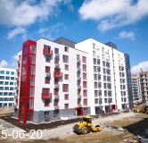 Ход строительства дома 3 в ЖК Новиль -
