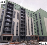 Ход строительства дома 4.1 в ЖК Шишкин -