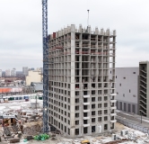 Ход строительства дома № 117, корпус 13 (4Б) в ЖК Фатера -