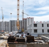 Ход строительства дома 3.3 в ЖК Кантри -