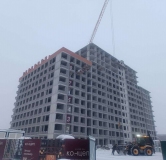 Ход строительства дома 1 в ЖК Концепт -