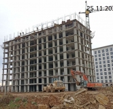 Ход строительства дома 22 в ЖК СМАРТ квартал Пряничная слобода -