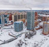 Ход строительства дома 1 в ЖК Горская Лагуна -