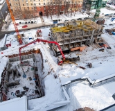 Ход строительства дома 3.1, секция F в ЖК Квартал на Горького -