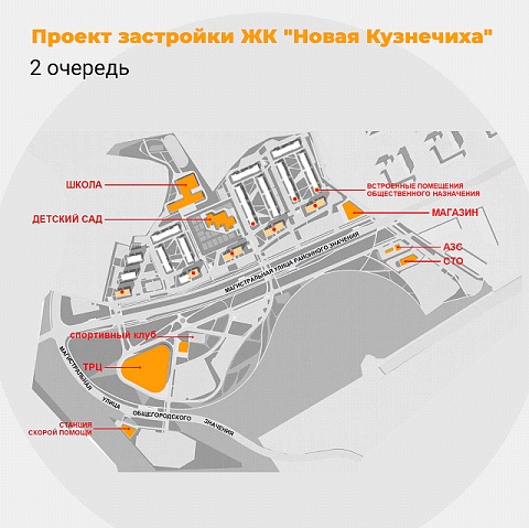 Начались продажи квартир во второй очереди ЖК «Новая Кузнечиха» 