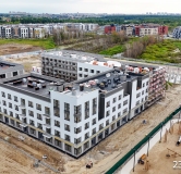 Ход строительства дома № 11 (ГП-5), этап 11 в ЖК Скандиа. Квартал у озера -