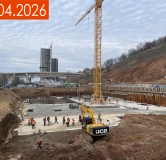 Ход строительства дома № 4.1 в ЖК Фордевинд -