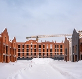 Ход строительства дома 1 в ЖК Резиденция Поляна -