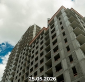 Ход строительства дома 10 в ЖК Прео-8 -