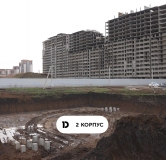 Ход строительства дома Литер 2 (16-1) в ЖК Ридс (REEDS) -