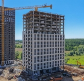 Ход строительства дома корпус 7 в ЖК Савин парк -