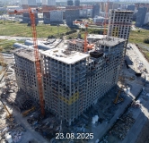 Ход строительства дома № 1457, ГП-72.102 в ЖК Мириады -