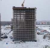 Ход строительства дома № 1 (1713) в ЖК Сибирский -