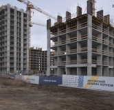 Ход строительства дома 6.4 в ЖК Солнечный -